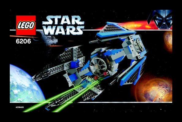 Istruzioni per la Costruzione - LEGO - 6206 - TIE Interceptor™: Page 1