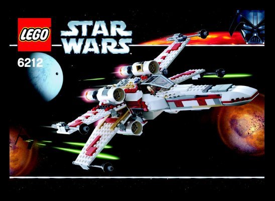 Istruzioni per la Costruzione - LEGO - 6212 - X-wing Starfighter™: Page 1