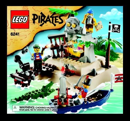 Istruzioni per la Costruzione - LEGO - 6241 - Loot Island: Page 1