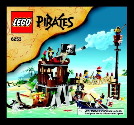 Istruzioni per la Costruzione - LEGO - 6253 - Shipwreck Hideout: Page 1