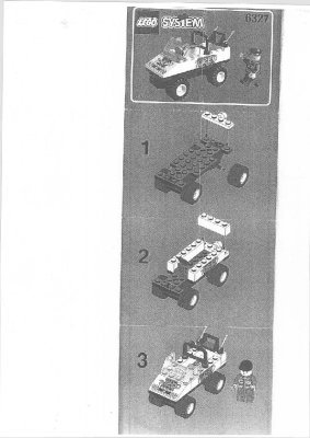 Istruzioni per la Costruzione - LEGO - 6327 - Team Turbo: Page 1