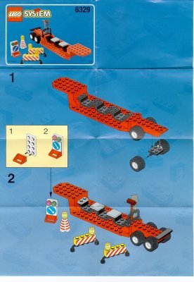 Istruzioni per la Costruzione - LEGO - 6329 - Truck Stop: Page 1