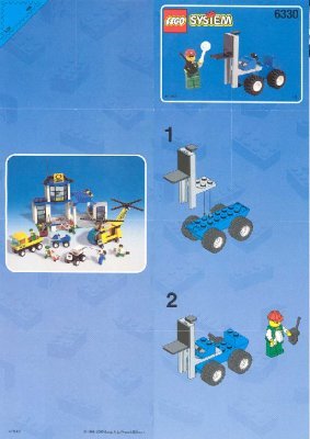 Istruzioni per la Costruzione - LEGO - 6330 - Cargo Express Hub: Page 1