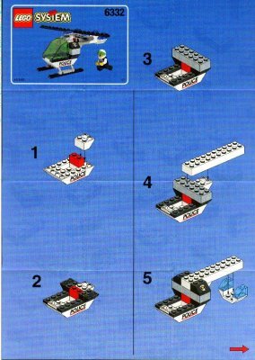 Istruzioni per la Costruzione - LEGO - 6332 - Police Headquarters: Page 1