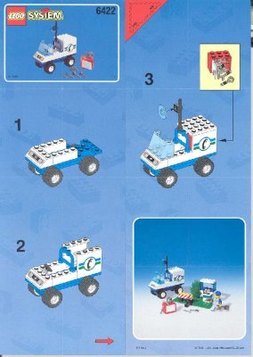 Istruzioni per la Costruzione - LEGO - 6422 - Telecom Repair: Page 1