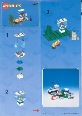 Istruzioni per la Costruzione - LEGO - 6422 - Telecom Repair: Page 1