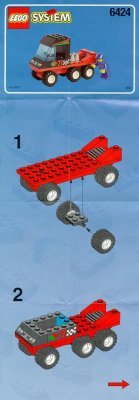 Istruzioni per la Costruzione - LEGO - 6424 - Truck Race: Page 1