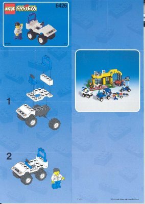 Istruzioni per la Costruzione - LEGO - 6426 - The Pit Stop: Page 1