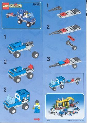 Istruzioni per la Costruzione - LEGO - 6426 - The Pit Stop: Page 1