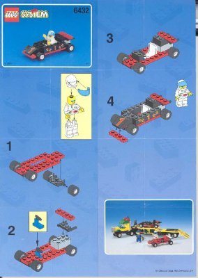 Istruzioni per la Costruzione - LEGO - 6432 - Formula 1 Transporter: Page 1