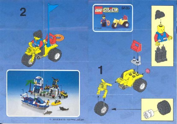 Istruzioni per la Costruzione - LEGO - 6435 - COAST GUARD: Page 1