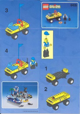 Istruzioni per la Costruzione - LEGO - 6435 - COAST GUARD: Page 1