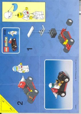 Istruzioni per la Costruzione - LEGO - 6436 - Go-kart: Page 1