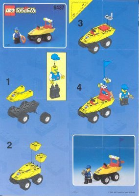 Istruzioni per la Costruzione - LEGO - 6437 - Coastguard 4WD: Page 1