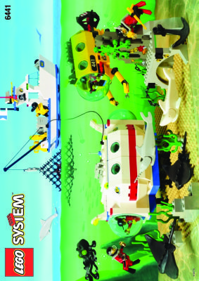 Istruzioni per la Costruzione - LEGO - 6441 - UNDERWATER STATION: Page 1