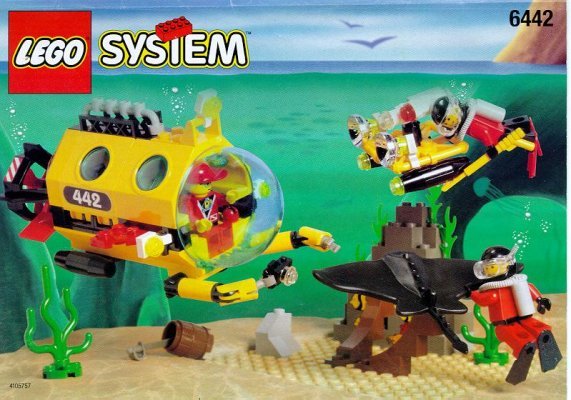 Istruzioni per la Costruzione - LEGO - 6442 - SUBMARINE W. CAMERA: Page 1