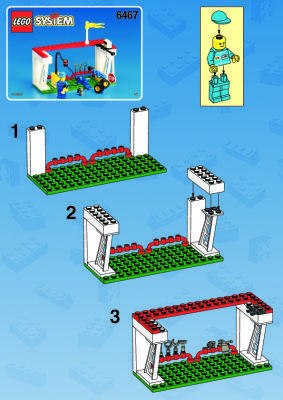 Istruzioni per la Costruzione - LEGO - 6467 - Pit Stop: Page 1