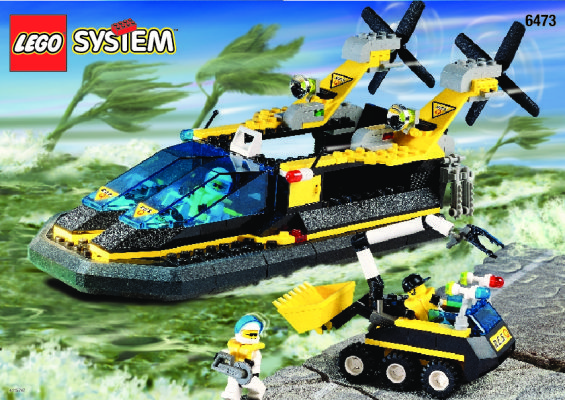 Istruzioni per la Costruzione - LEGO - 6473 - Res-Q Hovercraft: Page 1