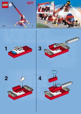 Istruzioni per la Costruzione - LEGO - 6477 - Superpower Fire Engine: Page 1