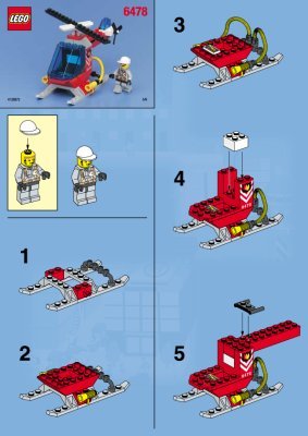 Istruzioni per la Costruzione - LEGO - 6478 - Fire Station: Page 1