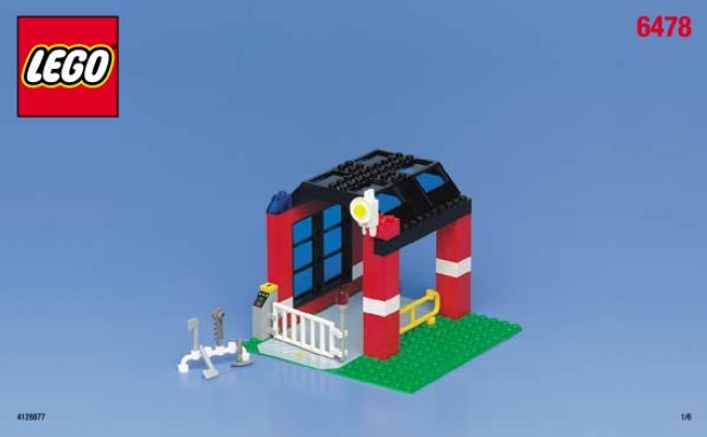 Istruzioni per la Costruzione - LEGO - 6478 - Fire Station: Page 1