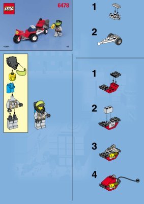 Istruzioni per la Costruzione - LEGO - 6478 - Fire Station: Page 1