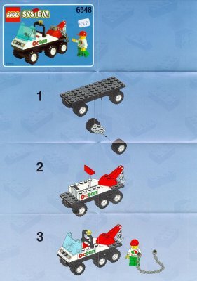 Istruzioni per la Costruzione - LEGO - 6548 - GAS STATION/WORKSHOP: Page 1