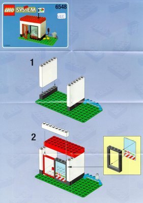 Istruzioni per la Costruzione - LEGO - 6548 - GAS STATION/WORKSHOP: Page 1