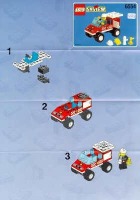 Istruzioni per la Costruzione - LEGO - 6554 - FIRE STATION: Page 1