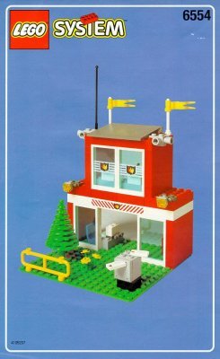 Istruzioni per la Costruzione - LEGO - 6554 - FIRE STATION: Page 1