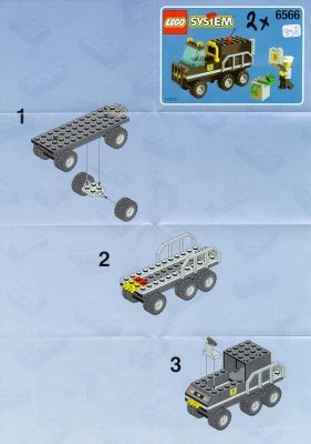 Istruzioni per la Costruzione - LEGO - 6566 - MONEY TRANSPORT: Page 1