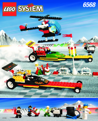 Istruzioni per la Costruzione - LEGO - 6568 - Dragster Raceway: Page 1