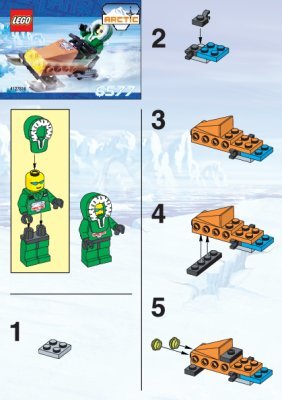 Istruzioni per la Costruzione - LEGO - 6577 - Race Snow Scooter: Page 1