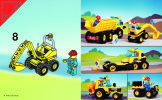 Istruzioni per la Costruzione - LEGO - 6581 - DUMPER AND MINI DIGGER: Page 12