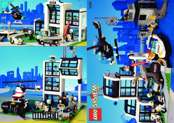 Istruzioni per la Costruzione - LEGO - 6598 - POLICE STATION: Page 1