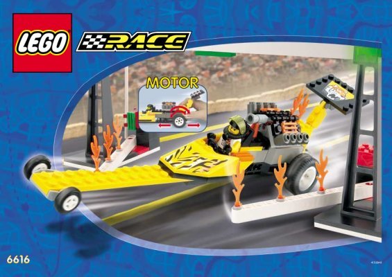 Istruzioni per la Costruzione - LEGO - 6616 - Rocket Dragster: Page 1