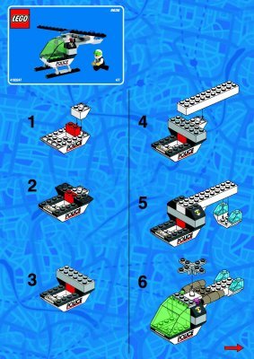 Istruzioni per la Costruzione - LEGO - 6636 - POLICE HEADQUARTER: Page 1