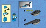 Istruzioni per la Costruzione - LEGO - 6714 - Speed Dragster: Page 2