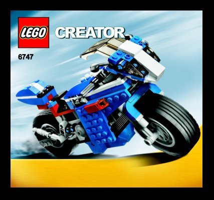 Istruzioni per la Costruzione - LEGO - 6747 - Race Rider: Page 1