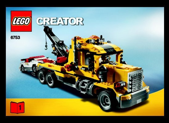 Istruzioni per la Costruzione - LEGO - 6753 - Highway Transport: Page 1