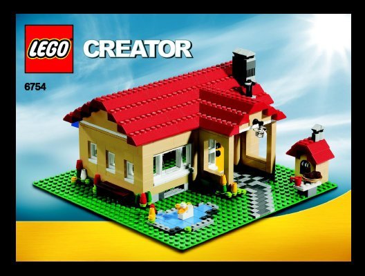 Istruzioni per la Costruzione - LEGO - 6754 - Family Home: Page 1