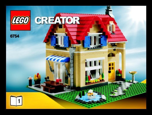 Istruzioni per la Costruzione - LEGO - 6754 - Family Home: Page 1