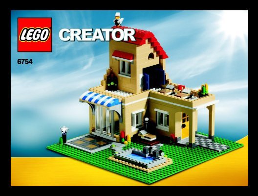 Istruzioni per la Costruzione - LEGO - 6754 - Family Home: Page 1