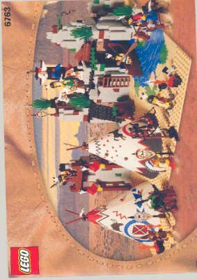 Istruzioni per la Costruzione - LEGO - 6763 - LARGE INDIAN CAMP: Page 1