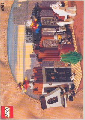 Istruzioni per la Costruzione - LEGO - 6764 - SHERIFF'S OFFICE AND JAIL: Page 1