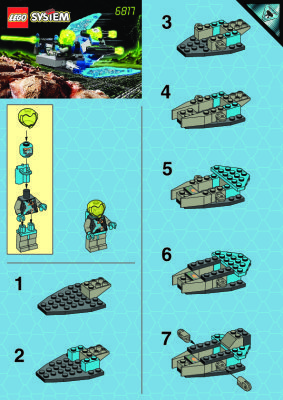 Istruzioni per la Costruzione - LEGO - 6817 - Mosquito Scout: Page 1