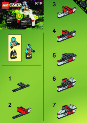 Istruzioni per la Costruzione - LEGO - 6818 - SURFACE SCAVANGER: Page 1