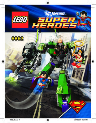 Istruzioni per la Costruzione - LEGO - 6862 - Superman™ vs. Power Armor Lex: Page 1