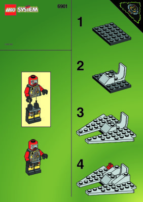 Istruzioni per la Costruzione - LEGO - 6901 - SMALL DROID SPACE SHIP: Page 1