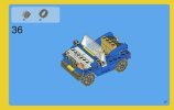 Istruzioni per la Costruzione - LEGO - 6913 - Blue Roadster: Page 37